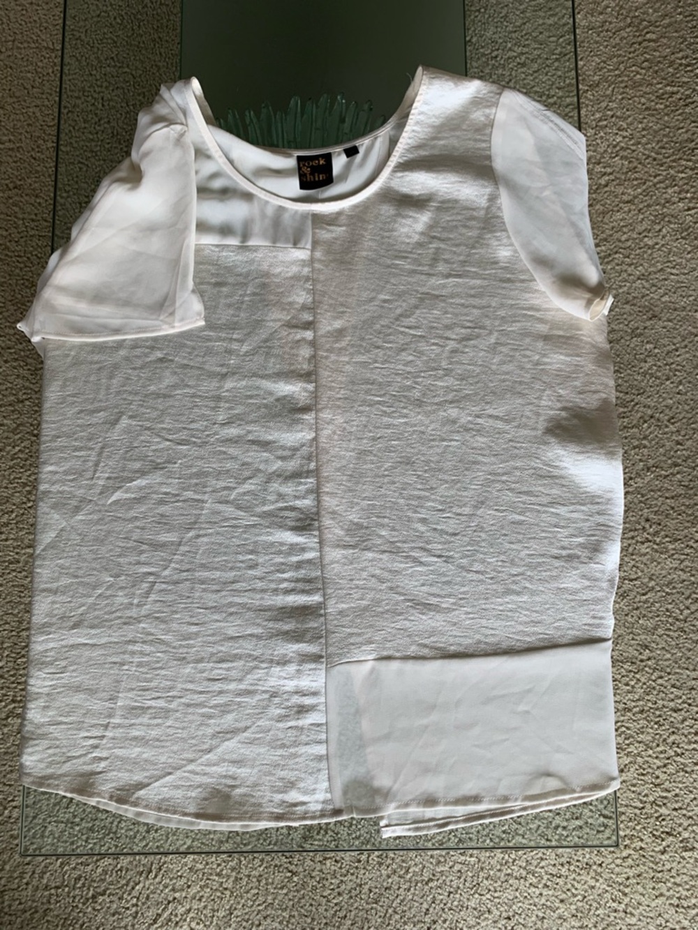 💜 Rock & Shine Blouse Split Back